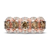 Thumbnail Image 5 of Le Vian Crème Brûlée Diamond Ring 1 1/2 ct tw Round 14K Strawberry Gold