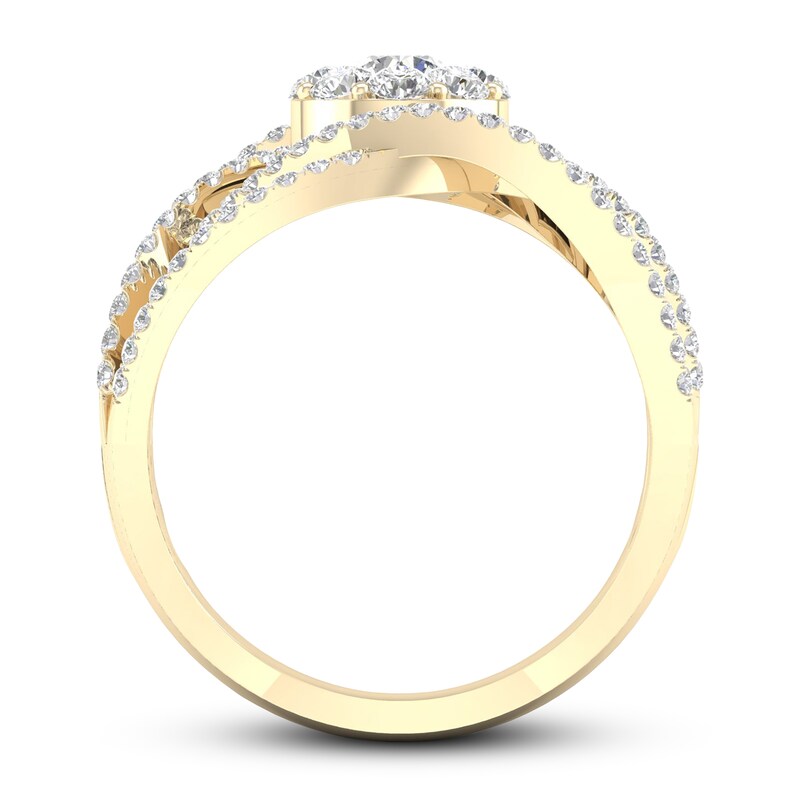 Diamond Ring 1 ct tw Round 14K Yellow Gold