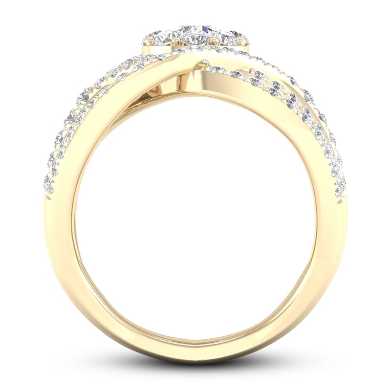 Main Image 2 of Diamond Ring 1 1/2ct tw Round 14K Yellow Gold