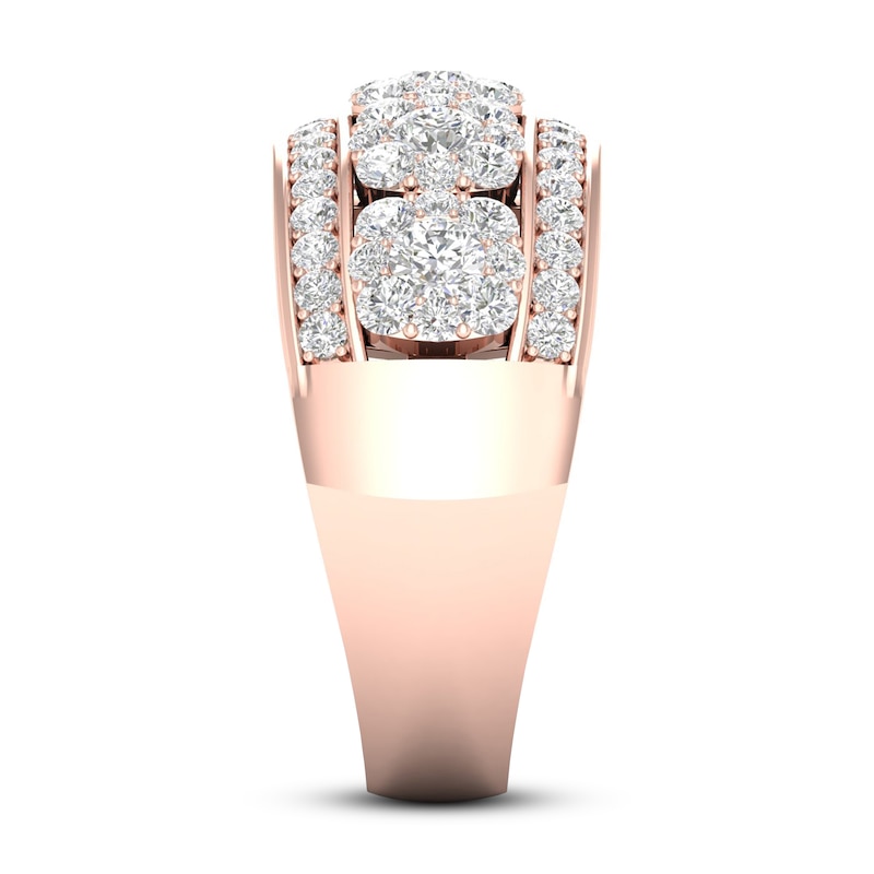 Main Image 2 of Diamond Anniversary Ring 1-1/2 ct tw 14K Rose Gold