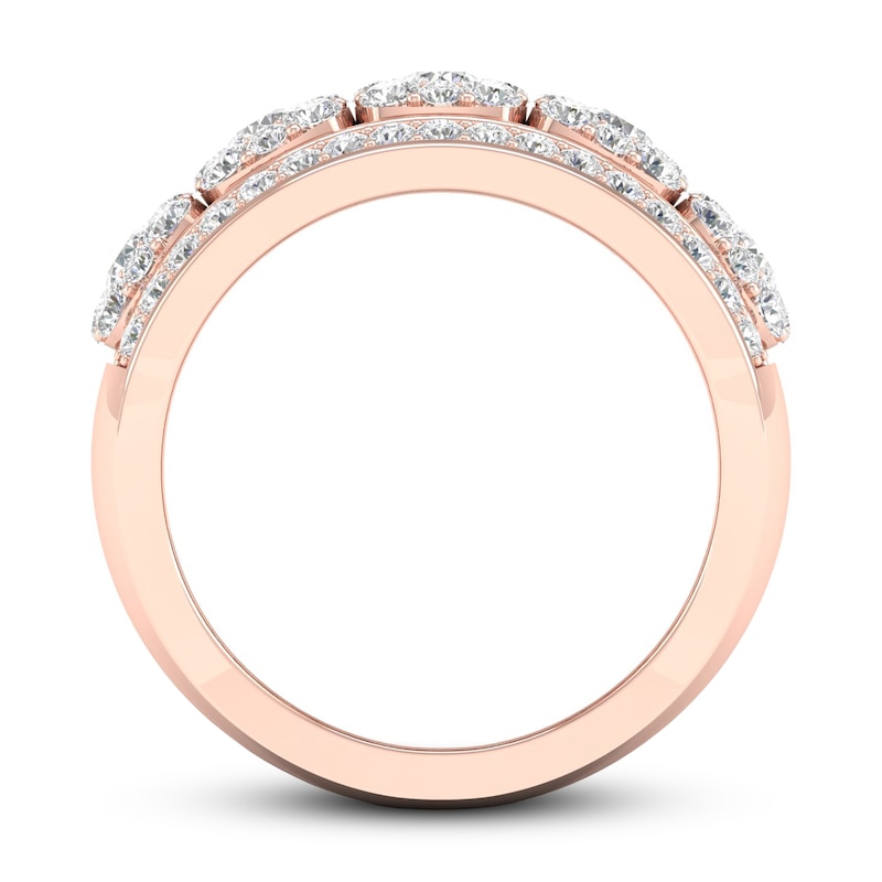 Main Image 3 of Diamond Anniversary Ring 1-1/2 ct tw 14K Rose Gold