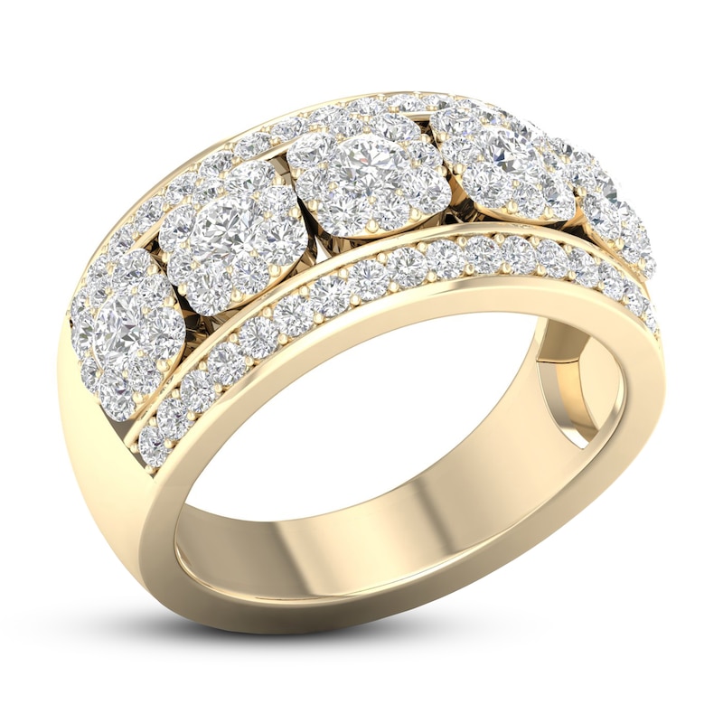 Diamond Anniversary Ring 1-1/2 ct tw 14K Yellow Gold