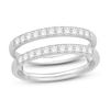 Thumbnail Image 1 of Diamond Enhancer Ring 1/2 ct tw Round-cut 14K White Gold