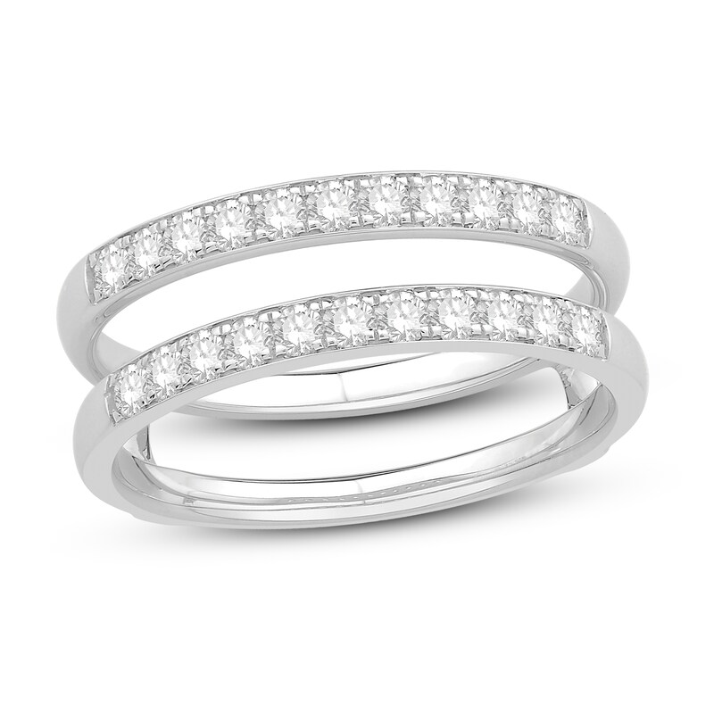 Main Image 1 of Diamond Enhancer Ring 1/2 ct tw Round-cut 14K White Gold