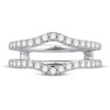 Diamond Enhancer Ring 1/2 ct tw Round 14K White Gold