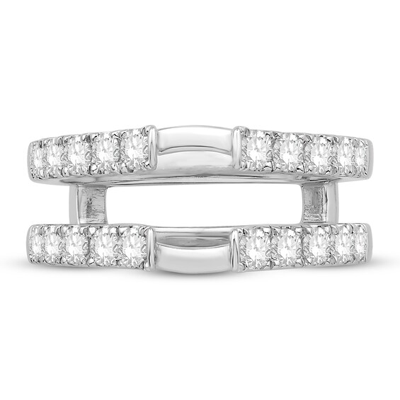 Diamond Enhancer Ring 1 ct tw Round 14K White Gold | Diamond Rings ...