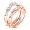 Thumbnail Image 2 of Diamond Enhancer Ring 1/2 ct tw Round 14K Rose Gold