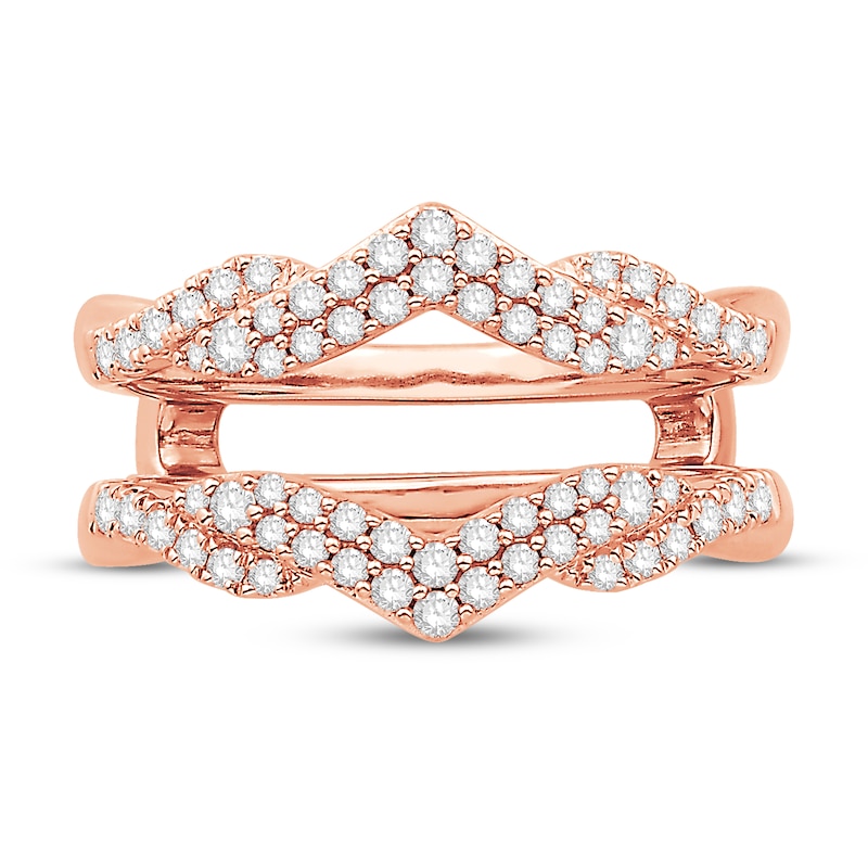 Main Image 3 of Diamond Enhancer Ring 1/2 ct tw Round 14K Rose Gold
