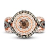 Thumbnail Image 3 of Le Vian Crème Brûlée Diamond Ring 1 5/8 ct tw Round 14K Strawberry Gold