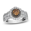 Thumbnail Image 1 of Le Vian Chocolate Diamond Ring 1 7/8 ct tw Round Platinum