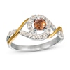 Thumbnail Image 0 of Le Vian Chocolate Diamond Ring 3/4 ct tw 14K Two-Tone Gold