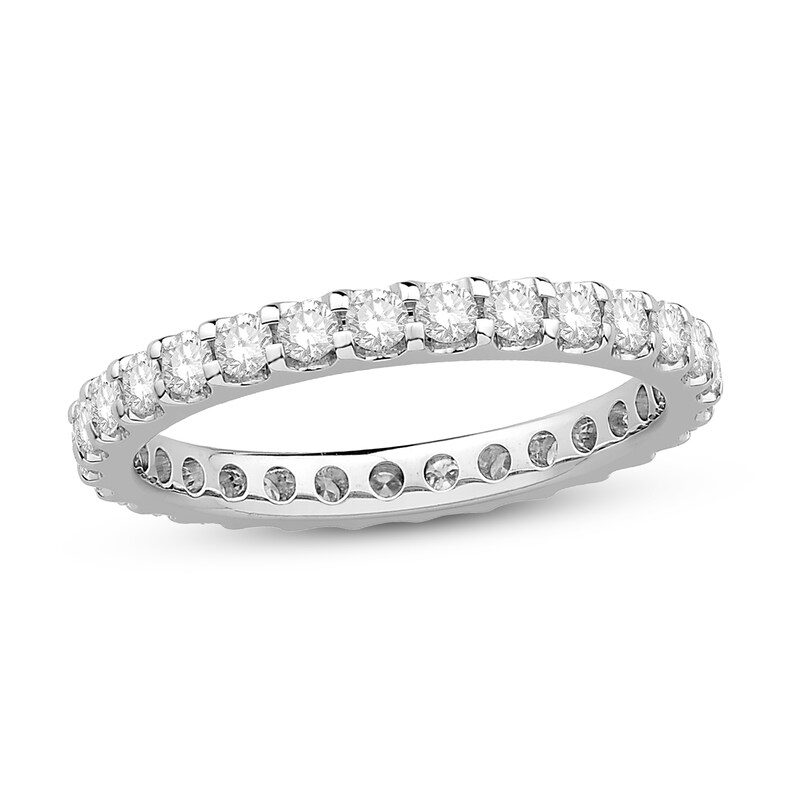 Diamond Eternity Ring 1 ct tw Round 14K White Gold