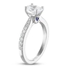 Vera Wang WISH Diamond Engagement Ring 1-1/5 ct tw Round 14K White Gold