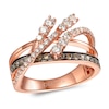 Thumbnail Image 0 of Le Vian Chocolate Diamond Ring 3/4 ct tw Round 14K Strawberry Gold