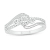 Diamond Ring 1/6 ct tw Round Sterling Silver