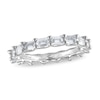 Thumbnail Image 1 of Diamond Eternity Band 3 ct tw Emerald-cut 14K White Gold