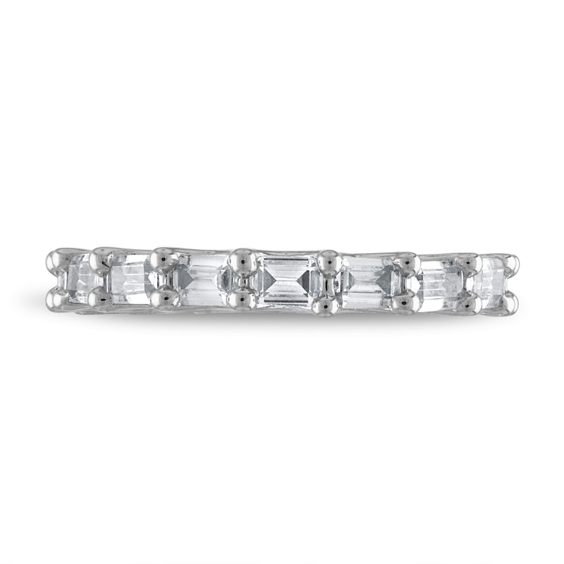 Diamond Eternity Band 3 ct tw Emerald-cut 14K White Gold