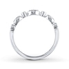Thumbnail Image 1 of Diamond Anniversary Band 1/10 ct tw Round-cut 10K White Gold
