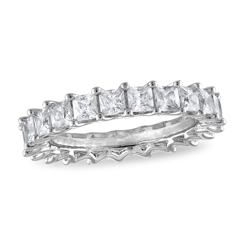 Diamond Eternity Band 3 ct tw Princess-cut 14K White Gold