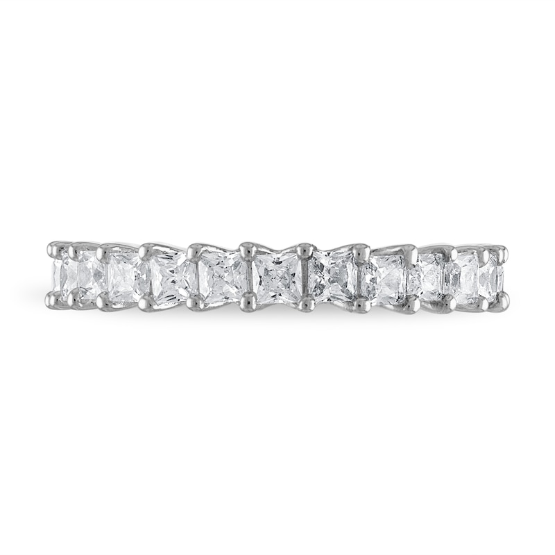 Main Image 3 of Diamond Eternity Band 2 ct tw Princess-cut 14K White Gold