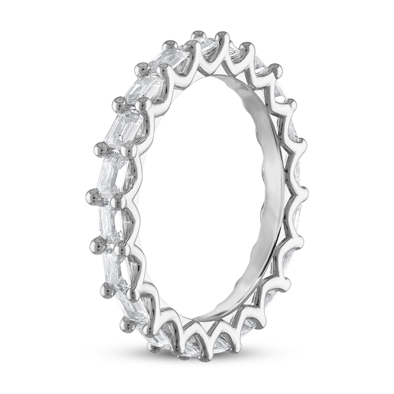 Main Image 2 of Diamond Eternity Band 2 ct tw Emerald-cut 14K White Gold