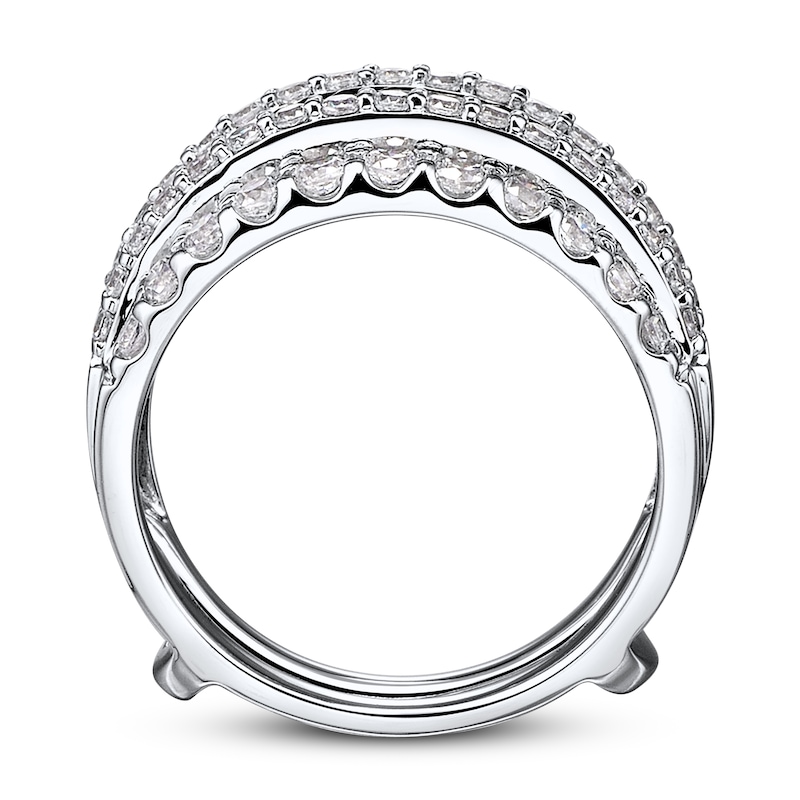 Diamond Enhancer Ring 1 1/4 ct tw Round 14K White Gold