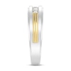 Thumbnail Image 3 of Men's Diamond Wedding Band 1/4 ct tw Round 10K Two-Tone Gold