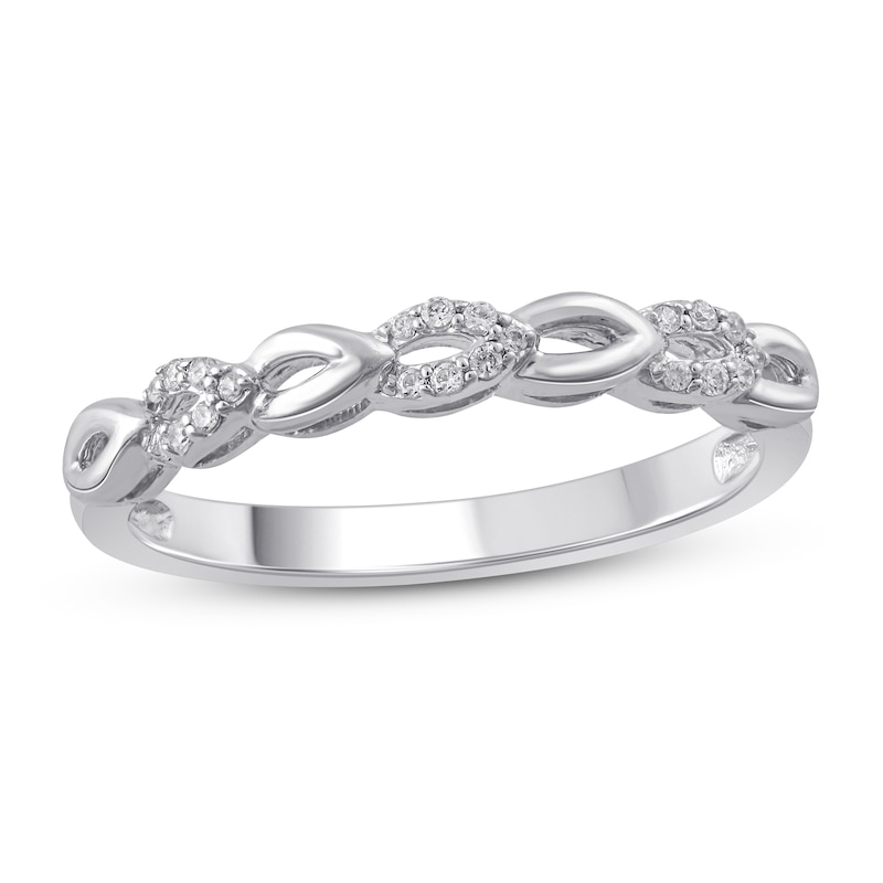 Main Image 1 of Diamond Ring 1/15 ct tw Round 10K White Gold