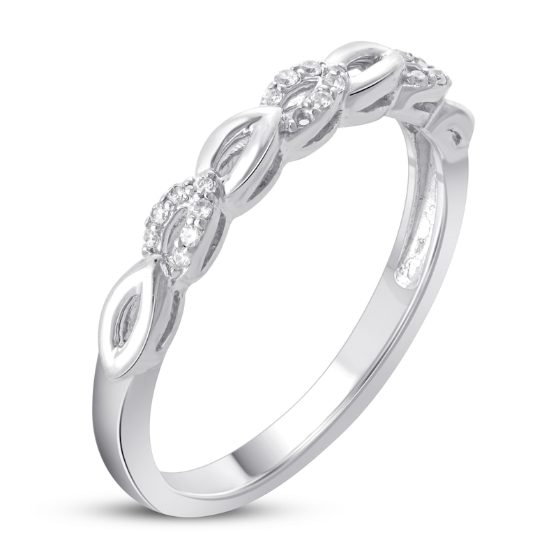 Main Image 2 of Diamond Ring 1/15 ct tw Round 10K White Gold