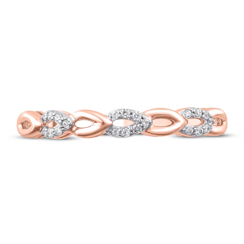 Diamond Ring 1/15 ct tw Round 10K Rose Gold