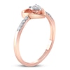 Thumbnail Image 1 of Diamond Ring 1/10 ct tw Round 10K Rose Gold