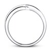 Thumbnail Image 3 of Diamond Contour Ring 1/6 ct tw Round 14K White Gold