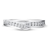 Thumbnail Image 4 of Diamond Contour Ring 1/6 ct tw Round 14K White Gold