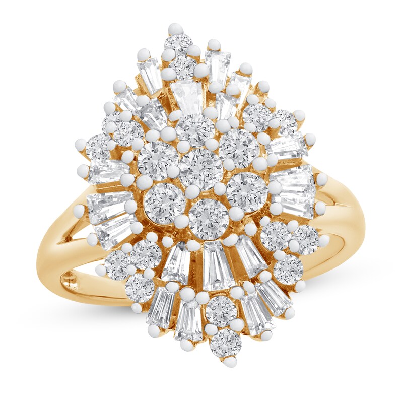 Diamond Ring 1 ct tw Round 14K Yellow Gold