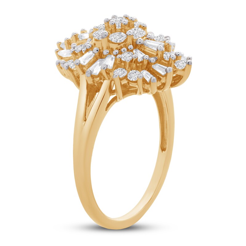 Main Image 2 of Diamond Ring 1 ct tw Round 14K Yellow Gold