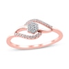 Thumbnail Image 1 of Diamond Ring 1/8 ct tw Round 10K Rose Gold
