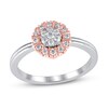 Diamond Engagement Ring 1/4 ct tw Round 10K Two-Tone Gold