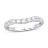 Thumbnail Image 1 of Diamond Contour Ring 3/8 ct tw Round 14K White Gold
