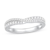 Thumbnail Image 1 of Diamond Contour Ring 1/3 ct tw Round 14K White Gold