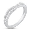 Thumbnail Image 1 of Diamond Contour Ring 1/3 ct tw Round 14K White Gold