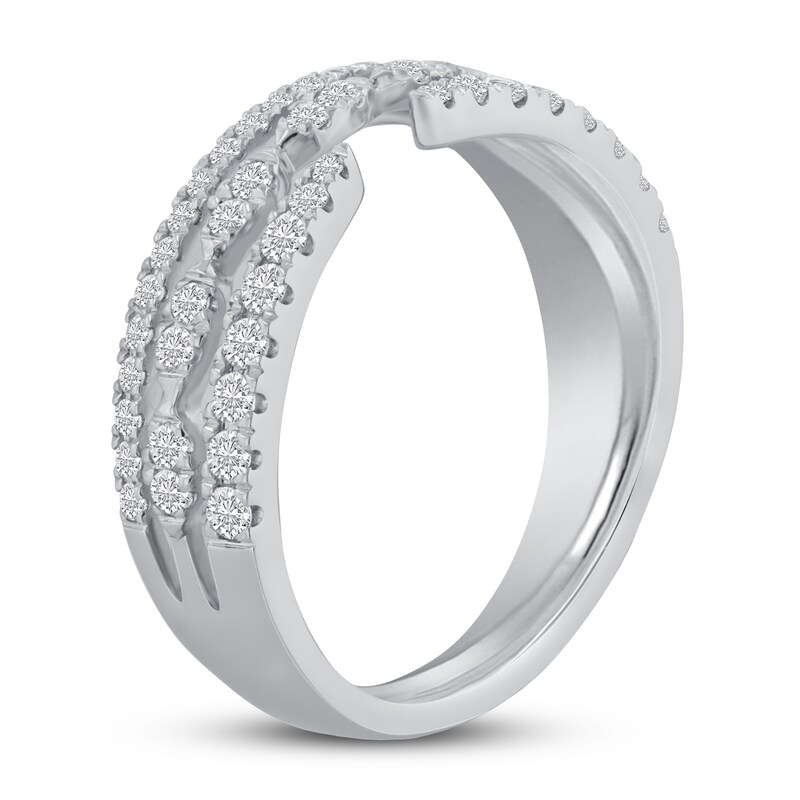 Main Image 2 of Diamond Enhancer Ring 1/2 ct tw Round 14K White Gold
