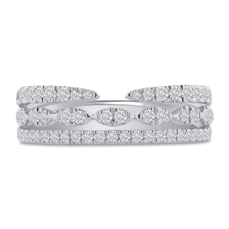 Main Image 3 of Diamond Enhancer Ring 1/2 ct tw Round 14K White Gold