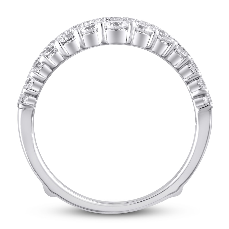 Diamond Enhancer Ring 1 1/2 ct tw Round 14K White Gold
