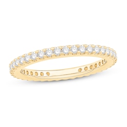 Diamond Eternity Band 1/2 ct tw Round 14K Yellow Gold