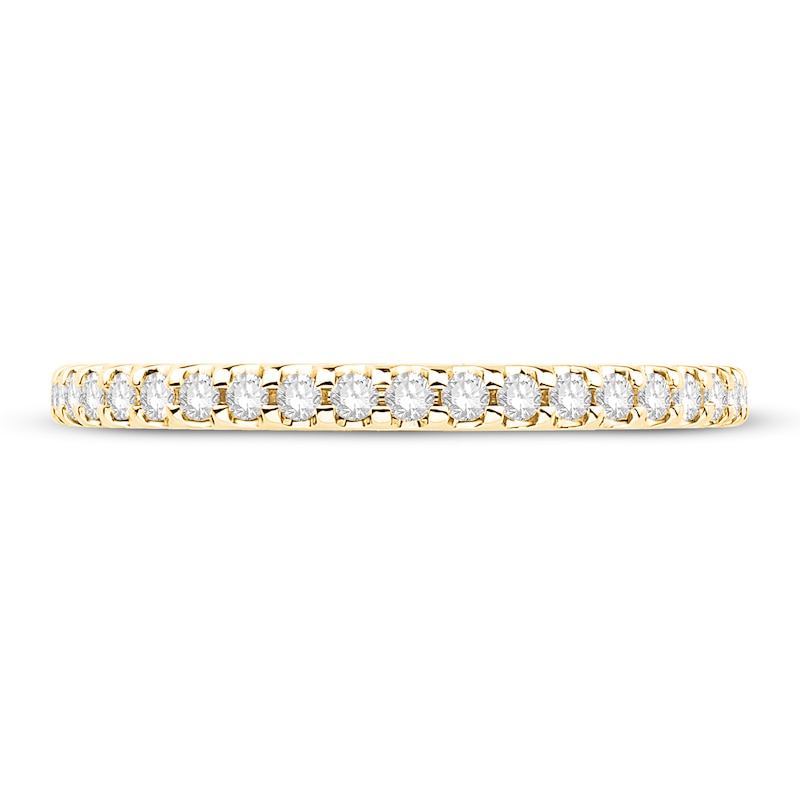 Main Image 3 of Diamond Eternity Band 1/2 ct tw Round 14K Yellow Gold
