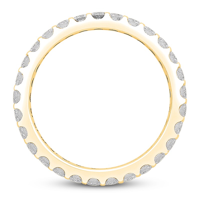 Diamond Eternity Band 1 ct tw Round 14K Yellow Gold