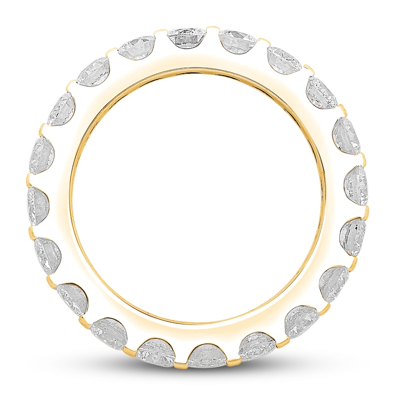 Diamond Eternity Band 3 ct tw Round 14K Yellow Gold