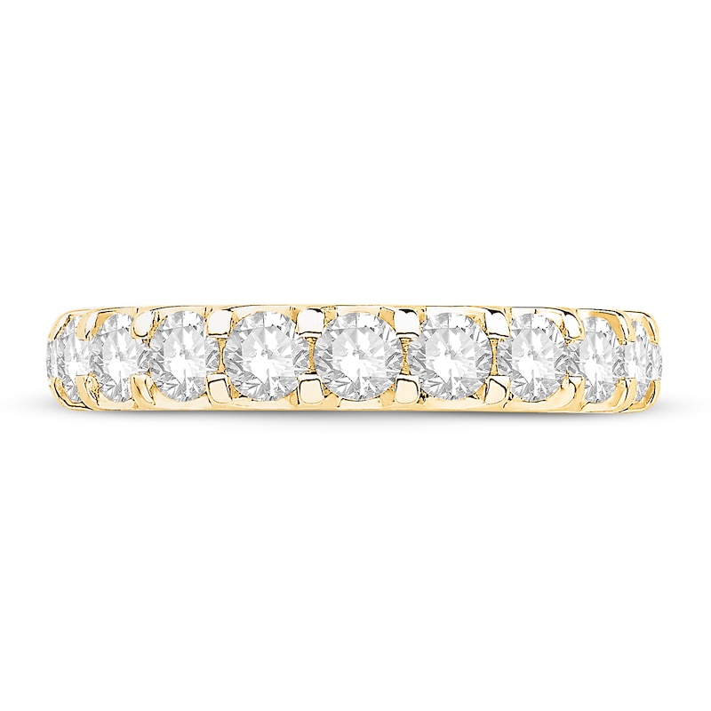 Diamond Eternity Band 3 ct tw Round 14K Yellow Gold