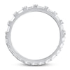 Thumbnail Image 3 of Diamond Eternity Band 5/8 ct tw Round/Baguette 14K White Gold