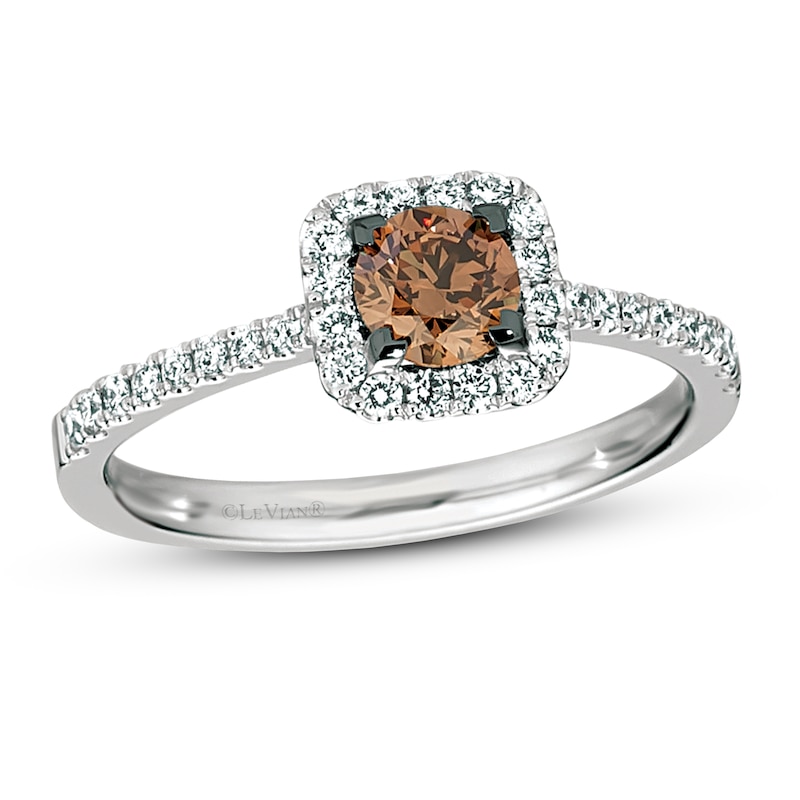 Main Image 1 of Le Vian Diamond Ring 3/4 ct tw Round 14K Vanilla Gold